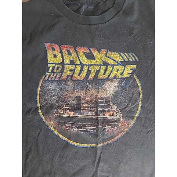 Back To The Future Black Tshirt Unisex Small - Picture 2 of 2